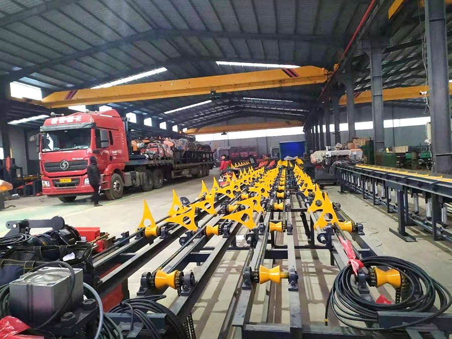 數(shù)控鋸切套絲打磨液壓剪切生產(chǎn)線廠家